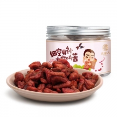 泉家人草莓干200g水果干蜜饯果脯果干果片罐装休闲食品零食