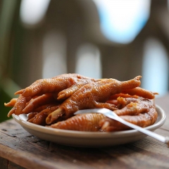 泉家人洪濑鸡爪300g凤爪卤味香辣食品福建特产休闲小零食 香辣 泉家人