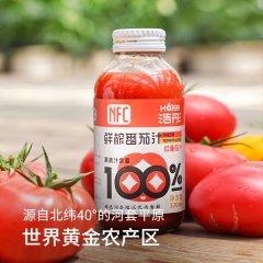浩彤菓乐美 NFC鲜榨番茄汁320g*6瓶 选用内蒙古河套平原优质原材料 红番茄汁320g*6瓶