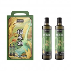 姚朵朵稻米油礼盒装500ml（250*2）