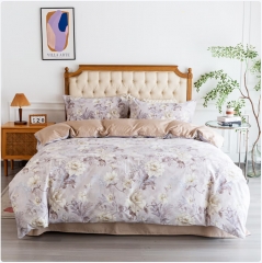 红蜻蜓HQT-TJ8105亲肤棉四件套-繁花入梦（1.5m/1.8m 床单款-被套200*230cm