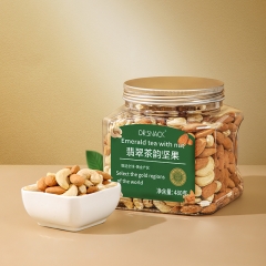 黄金果农DR.SNACK翡翠茶韵坚果480g