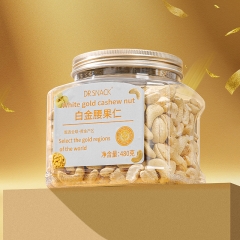 黄金果农DR.SNACK白金腰果仁1罐装 280g