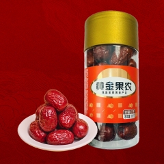 黄金果农新疆红枣100gx2罐